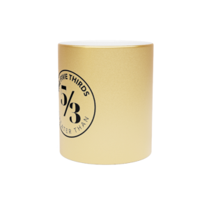 Modern Metallic Mug - Perfect for Coffee Lovers, Gifts for Friends, Inspirational Decor, Stylish Homeware, Unique Drinkware